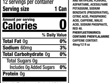 Dr pepper nutrition facts caffeine