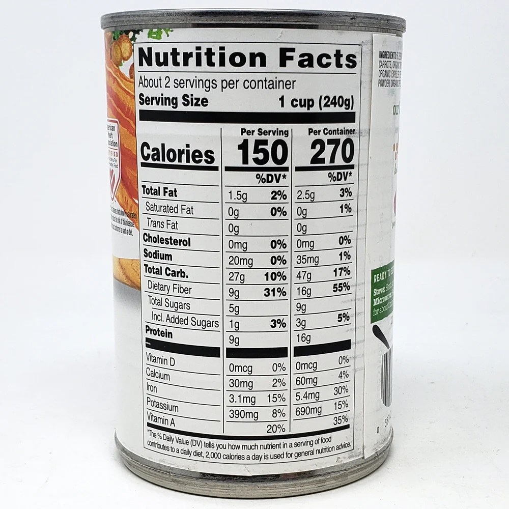 Lentil soup nutrition facts